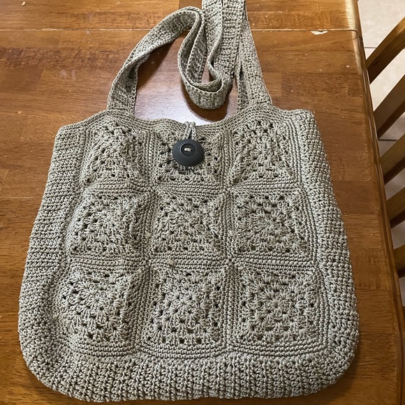 Vintage Crochet Shoulder Bag. GUC. - Picture 10 of 12
